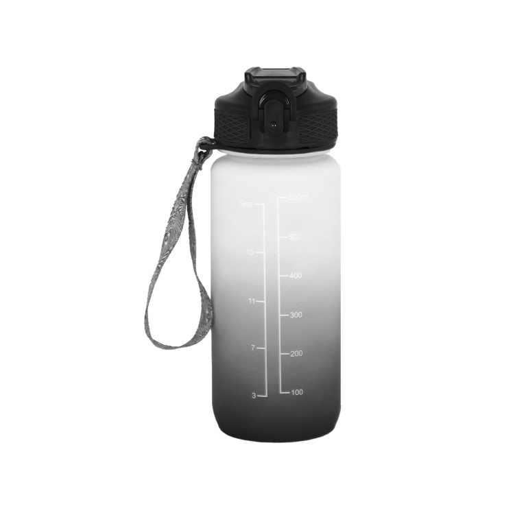 Water Bottle - 600ml - Black