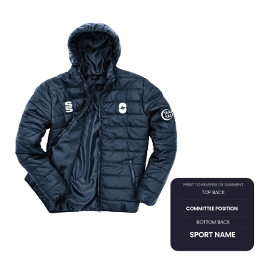 Salford University SU - Supersoft Padded Jacket - Unisex Fit