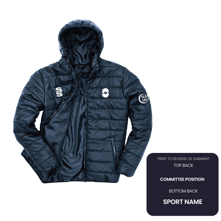 Salford University SU - Supersoft Padded Jacket - Unisex Fit