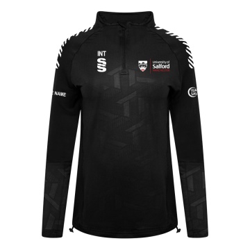 University of Salford - School of Health - Impact 1/4 Zip Performance Top - Women's Fit