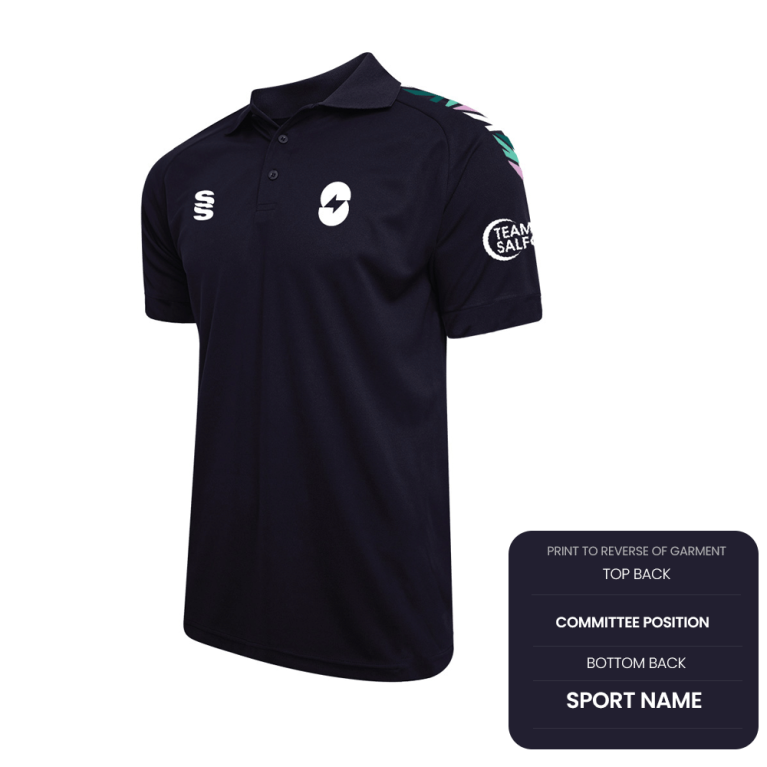 Salford University SU - Dual Solid Colour Polo - Men's Fit