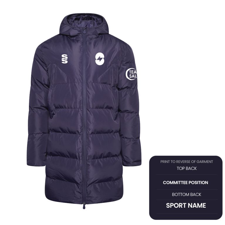 Salford University SU - Active Long Padded Jacket - Unisex Fit