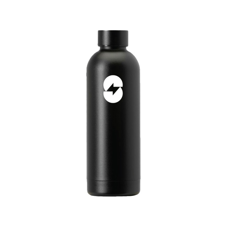 Salford University SU - Stainless Steel 500ML Bottle - Black