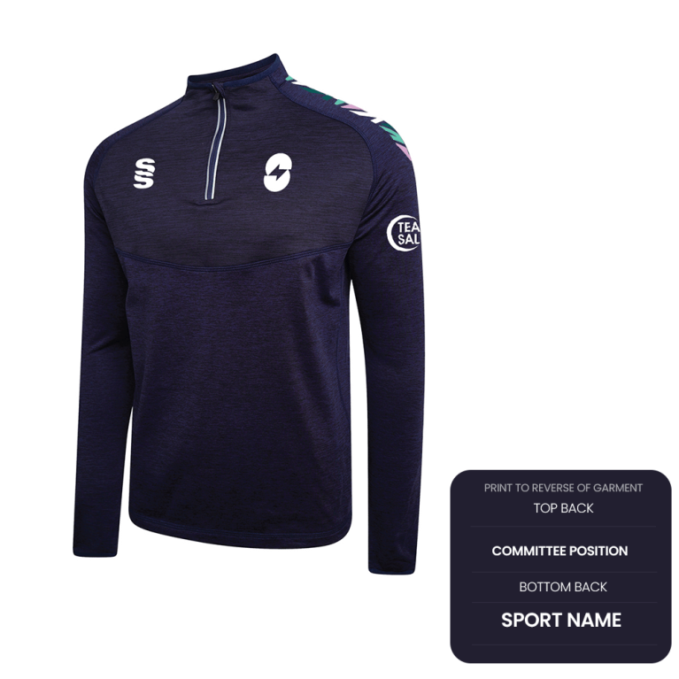Salford University SU - 1/4 Zip Dual Performance Top - Unisex Fit