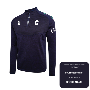 Salford University SU - 1/4 Zip Dual Performance Top - Unisex Fit