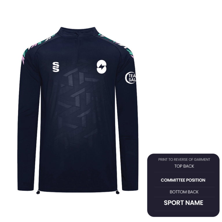 Salford University SU - Impact 1/4 Zip Performance Top - Men's Fit