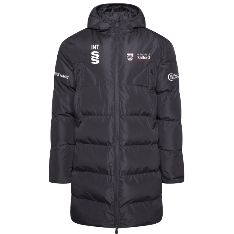 University of Salford - School of Health - Active Long Padded Jacket - Unisex Fit
